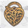 Couture Creations Fustelle a Rilievo in Lamina Tagliata LCKT, Medaglione a Forma di Cuore, 6 x 7 cm, misura unica