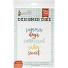 ECHO PARK PAPER COMPANY SummerTime Dies Sunkissed, Estate baciata dal Sole, Ora Estiva, taglia unica