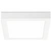 Gea Led Plafoniera quadrata gea led sham q gfa763 6w led 220v termoplastica lampada soffitto moderna interno