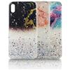 Cover con marmo e brillantini per iPhone X / iPhone XS Custodia Vari Colori