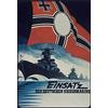 Schatzmix Blechschild Retro Einsatz der DT. Kriegsmarine Metallschild Wanddeko 20x30cm Tin Sign Targa di Metallo da Parete, Lamiera, Multicolore, 20x30 cm