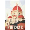 Piddix 'Firenze' - Decorazione da Parete in Legno, 40 x 59 cm