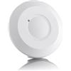 SEBSON 2x Rilevatore di Movimento per Luci 220V Interni, Montaggio a Superficie a Soffitto, LED adatto, programmabile, 2-12m/ 360°, Sensore alta Frequenza