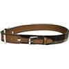 Rosewood - Elegante collare per cane in pelle e tweed, motivo scozzese