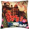 Riva Home Red Fort-Cuscino Imbottito in Piuma, Multicolore, 50 x 50cm (20 x 20)