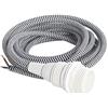 House Doctor Filo in tessuto con presa e due anelli, nero/bianco, 300 x 36 cm