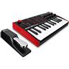 AKAI Professional MPK Mini MK3 + M-Audio SP-2 - Tastiera MIDI Controller USB con 25 Tasti, 8 PAD e Software + Pedale di Sustain Universale