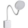 SEBSON Luce Notturna LED da Presa, dimmerabile, flessibile, 4W, bianco neutro 4000K, Applique da Parete - Lampada da Lettura con Spina