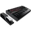 AKAI Professional MPK Mini MK3 Black + M-Audio SP-2 - Tastiera MIDI Controller USB con 25 Tasti, 8 PAD e Software + Pedale di Sustain Universale