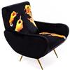 SELETTI poltrona imbottita TOILETPAPER ARMCHAIR - 16075