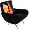 SELETTI poltrona imbottita TOILETPAPER ARMCHAIR - 16077