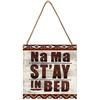 Barry Goodman NA ma ST Ayy letto in legno Block, multicolore, 20 x 20 cm
