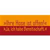Schatzmix Blechschild Spruch Ihre Hose Ist Offen Metallschild 20x30 cm Wanddeko Tin Sign Targa di Metallo da Parete, Lamiera, Multicolore