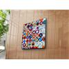 Alpha Wall Opere d'Arte Appese su Una Parete, Multi, 30 X 30