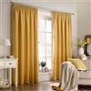 furn. Furn Harrison - Coppia di Tende con Occhielli, Poliestere, Ochre Yellow, 168 x 137cm (66 x 54 Inches)
