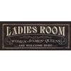 Schatzmix - Targa in metallo, 27 x 10 cm, motivo: Ladies Room