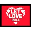 iPosters Pyramid Generic Let Love Rule 30 x 40 cm Oggetto Souvenir