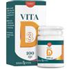 Erba Vita Vitamine - Vita D Integratore Difese e Benessere Ossa, 100 Compresse