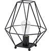 LUSSIOL ALBANY LAMPADA DA TAVOLO METALLO 40W NERO L26XH33 CM