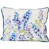 Evans Lichfield Blossoms - Cuscino imbottito in piuma, 43 x 33 cm, colore: Azzurro