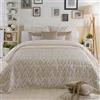 Sancarlos Trapunta 250x265 cm, CAMA DE 150 Crema
