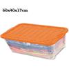 DUPLAST S.P.A LINEA STORAGE CONTENITORE 60x40x17 CENTIMETRI ARANCIO