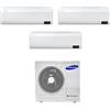 Samsung Climatizzatore Samsung WindFree Avant wifi trial split 7000+7000+12000 btu inverter A++ in R32 AJ068TXJ3KG