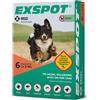 Exspot Spot-On antiparassitario per Cani - 6 pipette da 1 ml