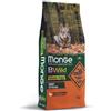 Monge BWild Grain Free Adult All Breeds Anatra e Patate - 12 kg Croccantini per cani