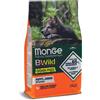 Monge BWild Grain Free Puppy/Junior con Anatra e Patate - 2,5 kg Croccantini per cani