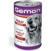 Monge Gemon Dog Bocconi Adult Medium 1,25 kg - Agnello e Riso - Confezione da 6 pezzi - Cibo Umido per Cani - 1° ORDINE? scegli lo sconto BZR5 / BZR20 + 200 punti fedeltà