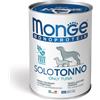 Monge Monoprotein SOLO Patè Grain Free 400 gr - Tonno Monoproteico crocchette cani Cibo Umido per Cani