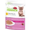 Natural Trainer Kitten&Young Bocconcini in salsa 85 gr - Pollo Cibo umido per gatti