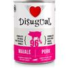 Disugual Monoproteico Grain Free 400 gr - Maiale Cibo Umido per Cani