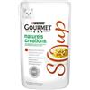 Gourmet Purina Gourmet Nature's Creations Soup Umido gatto 40 gr - Pollo e Surimi - Confezione da 32 pezzi - Cibo umido per gatti - scegli lo sconto BZR5 / BZR20