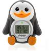 Reer MyHappyPingu - 2 in 1 termometro da bagno digitale