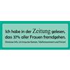 Schatzmix Blechschild Spruch 37% Aller Frauen fremdgehen Metallschild 20x30 cm Wanddeko Tin Sign Targa di Metallo da Parete, Lamiera, Multicolore