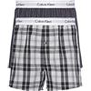 Calvin Klein Boxer Uomo Confezione da 2 Intimo, Multicolore (Ryan Stripe D Well/Hickory Plaid B), S