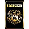Schatzmix Blechschild Imker Schwarz-goldenes Metallschild 20x30 cm Wanddeko Tin Sign Targa di Metallo da Parete, Lamiera, Multicolore