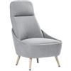 SERENA GROUP Poltrona Memphis - grigio chiaro - Serena Group (unità vendita 1 pz.)