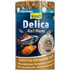 Tetra Delica Menu- Cibo naturale con 4 diversi tipi di animali da pasto in singoli scomparti (cladoceri, Artemia, krill, gambero d'acqua dolce), snack naturali per pesci, barattolo da 100 ml