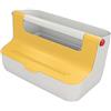 Leitz Cassetta portaoggetti con maniglia, Gamma Cosy, per la Casa, l'Ufficio o l'Hot Desking, con scomparti per l'organizzazione del contenuto, Giallo Caldo, 61250019