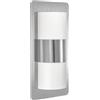 Eglo Cistierna Lampada da Parete per Esterni a 2 Luci, in Acciaio inox, Plastica, Attacco E27. IP44. Argento, Bianco
