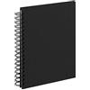 walther design album fotografico nero 25 x 19 cm lino, 6SL2519C20B
