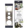 Sanni Shoo drip.it! Scolabottiglie in Acciaio Inox Multiuso e Estensibile | Practico, Pieghevole, Salvaspazio, Resistenti al Calore | Scolapiatti per Bottiglie | Organizer/Accessori/Supporti Cucina