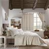 Stanley Hamilton Hisar Home Stanley Hamilton Hisar Cottage Collection-Set di Biancheria Composto da Copripiumino e federe, per Letto Singolo, Matrimoniale, Super King-Size, Ecru/Lino, Doppio