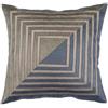 Stanley Hamilton Federa per Cuscino Fatta a Mano, Cuscino Decorativo, in Velluto, con Ricami Tagliati al Laser, per la casa, per Divano, 45 x 45 cm, Colore: Blu Navy/Kaki