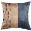 Stanley Hamilton Federa per Cuscino Fatta a Mano, Cuscino Decorativo, in Velluto con Ricamo Laser Tagliato a Laser, per la casa, Divano, 45 x 45 cm, Colore Blu Navy/Bronzo