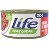 Life Dog 20015 Lattina con Bocconcini di Manzo, 90 Grammi