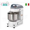 IMPASTATRICE a SPIRALE AUTOMATICA da 80 Kg (vasca da lt 130), 2 MOTORI, dim.mm.730x1305x1460h